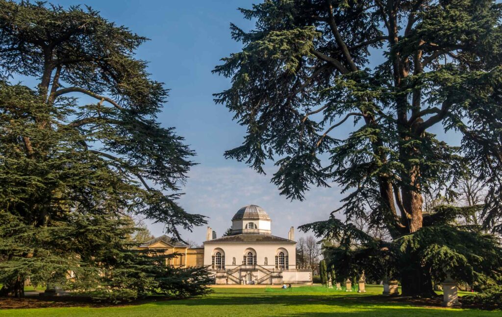 Chiswick House and Gardens. Parks in West London.