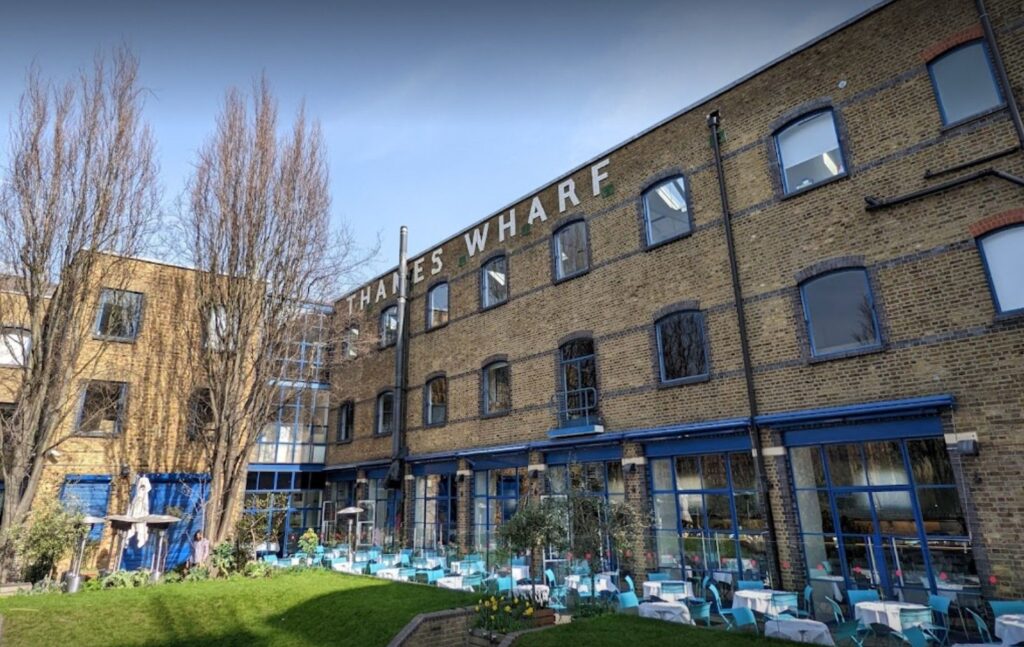 The River Cafe in Hammersmith. Restaurant in West London